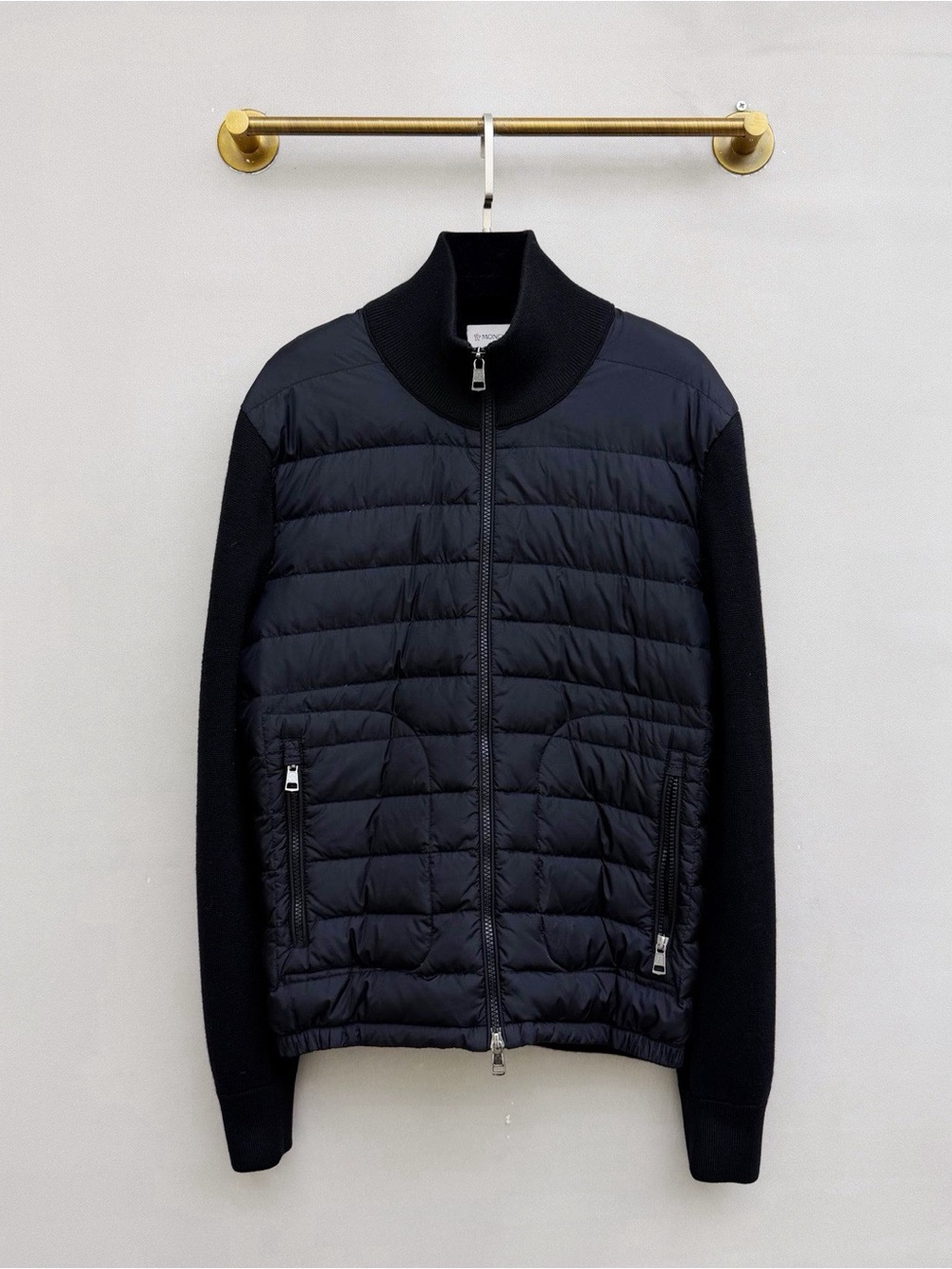 Moncler Black Quilted Puffer Jacket